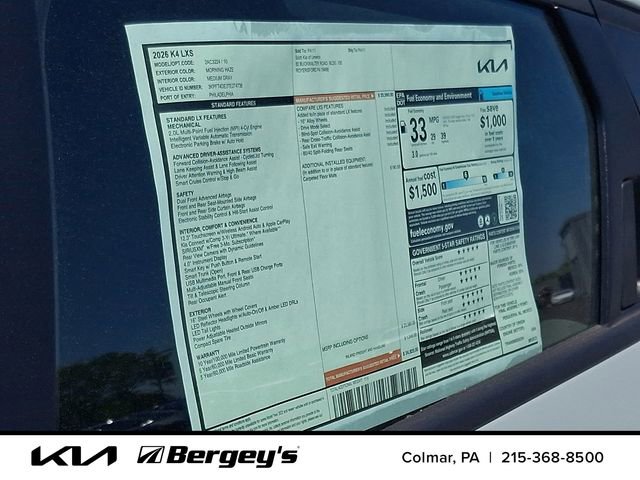New 2026 Kia K4 FWD image 20