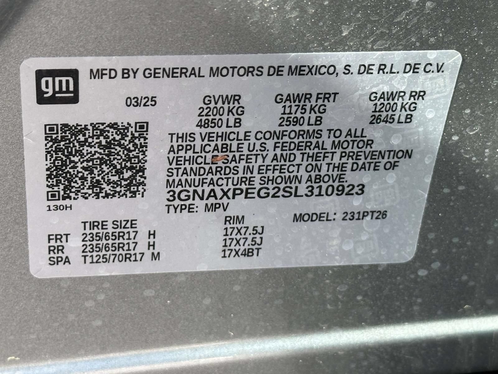 Certified 2025 Chevrolet Equinox LT AWD/4WD image 28