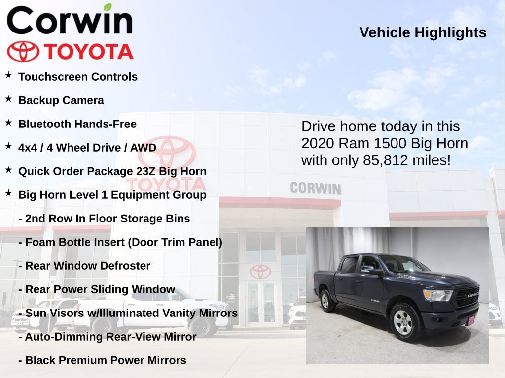 Used 2020 RAM 1500 Big Horn AWD/4WD image 7