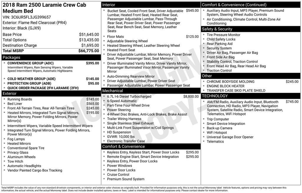 Used 2018 RAM 2500 Laramie w/ Convenience Group AWD/4WD image 24