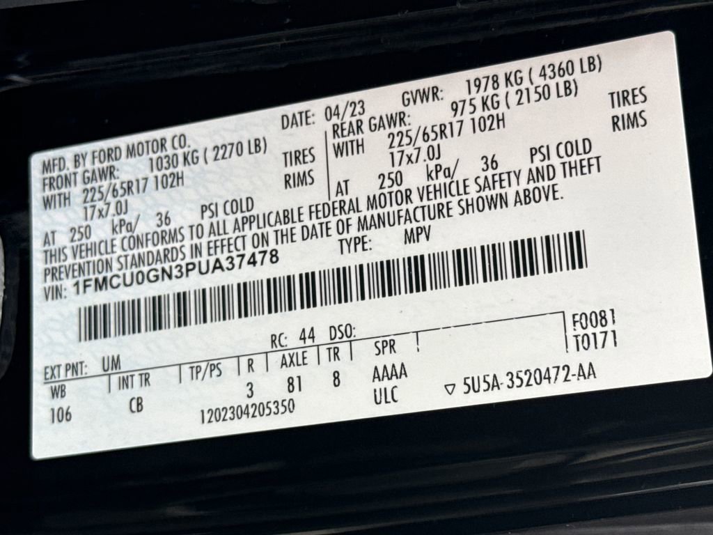 Used 2023 Ford Escape Active w/ Cold Weather Package image 27