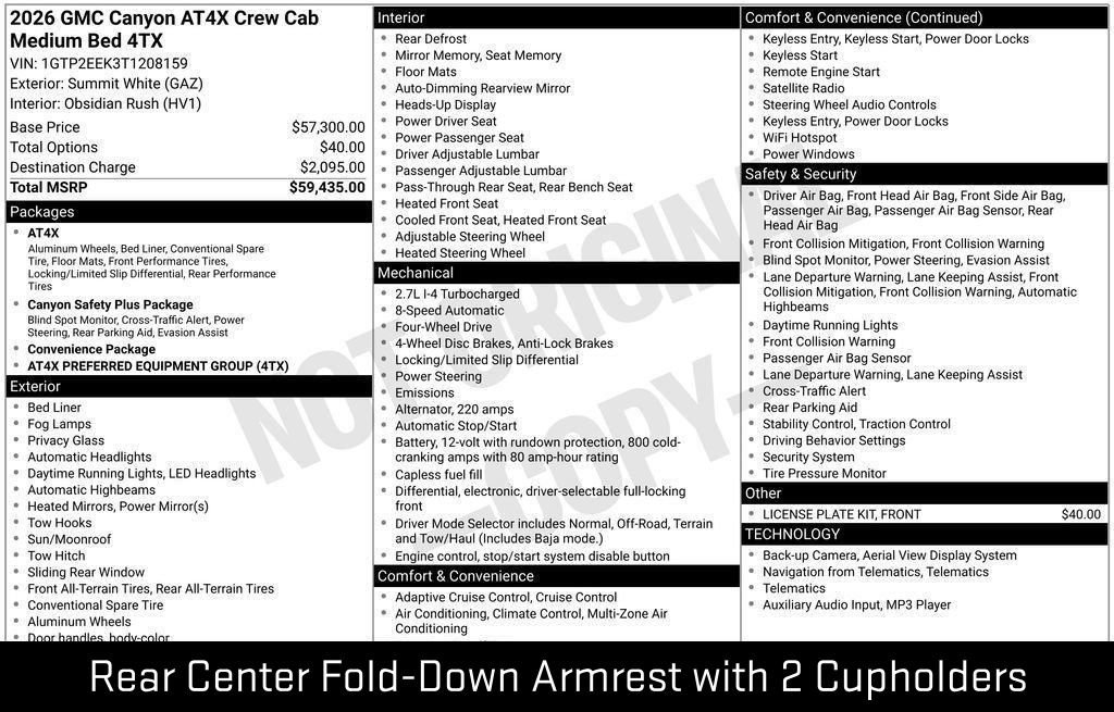 New 2026 GMC Canyon AT4X AWD/4WD image 52