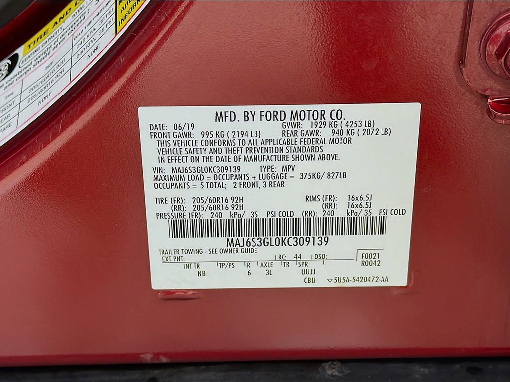 Used 2019 Ford EcoSport SE w/ SE Convenience Package image 40