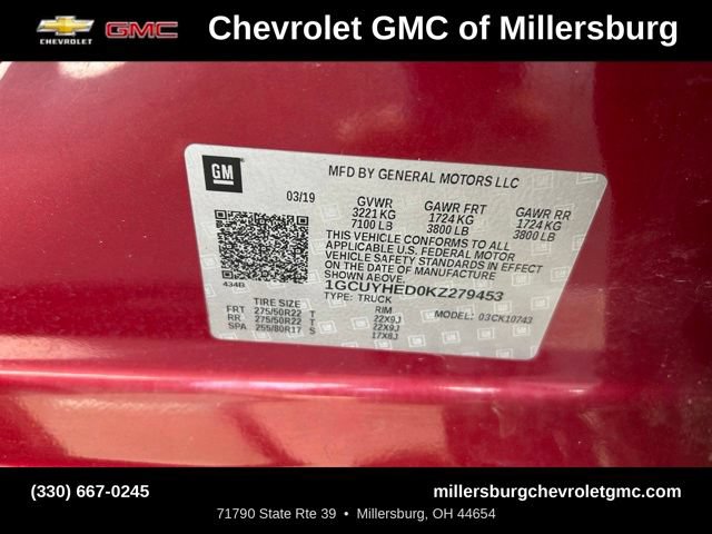 Used 2019 Chevrolet Silverado 1500 High Country w/ Technology Package AWD/4WD image 35