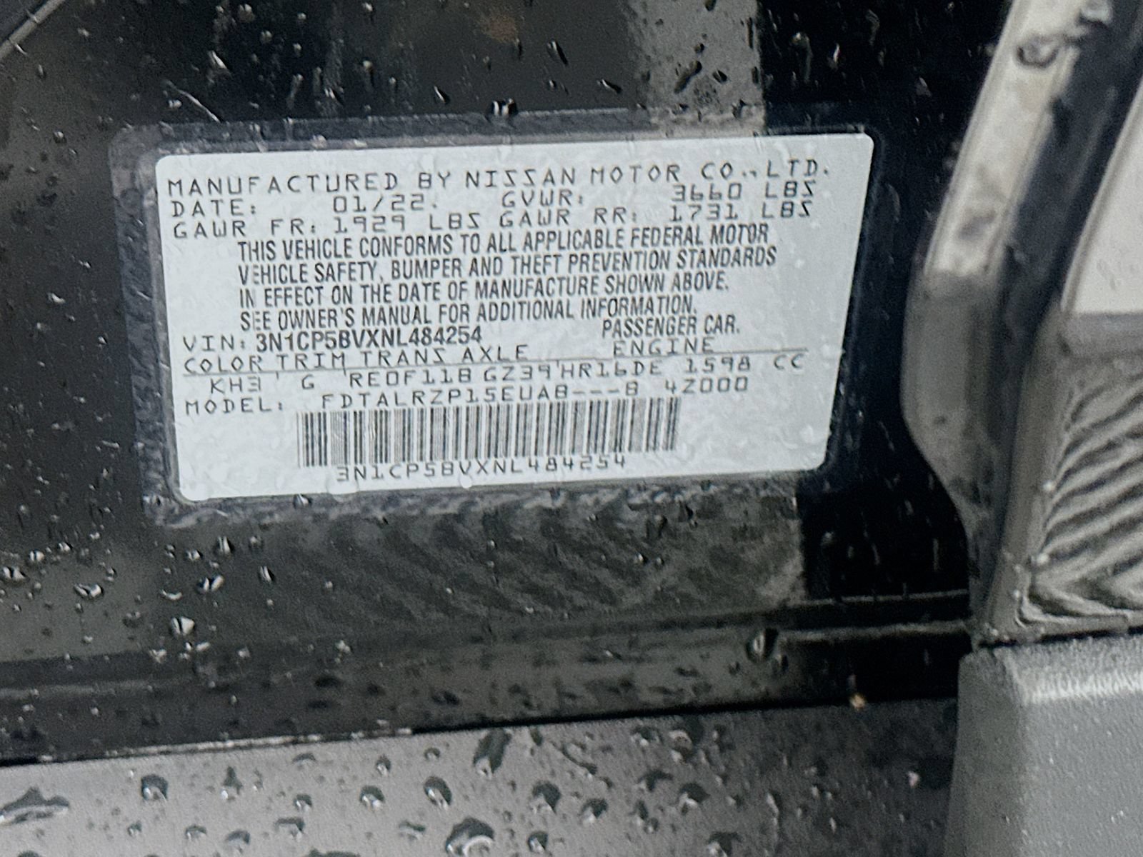 Used 2022 Nissan Kicks S FWD image 29