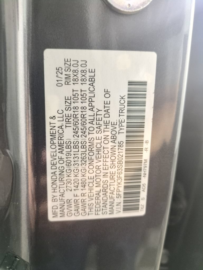 Certified 2025 Honda Ridgeline TrailSport image 29