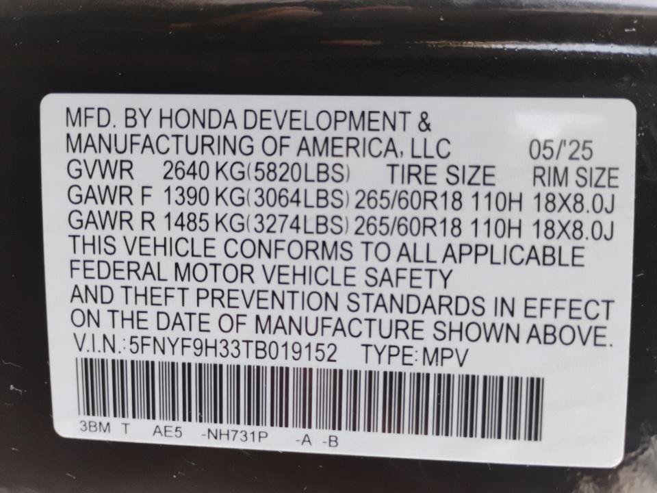 Certified 2026 Honda Passport RTL image 35
