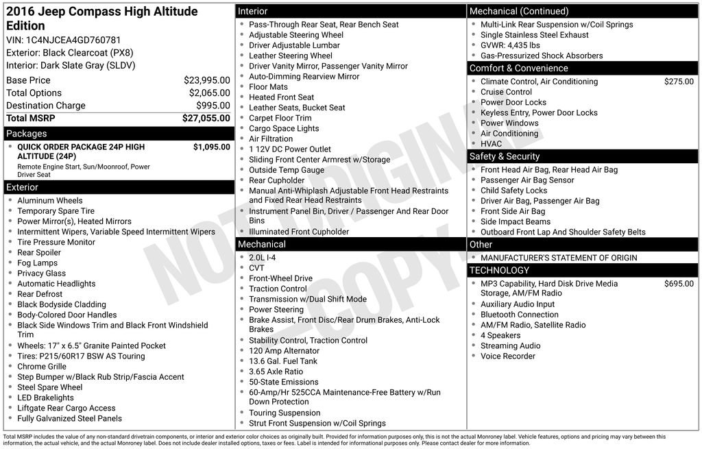 Used 2016 Jeep Compass High Altitude FWD video 2