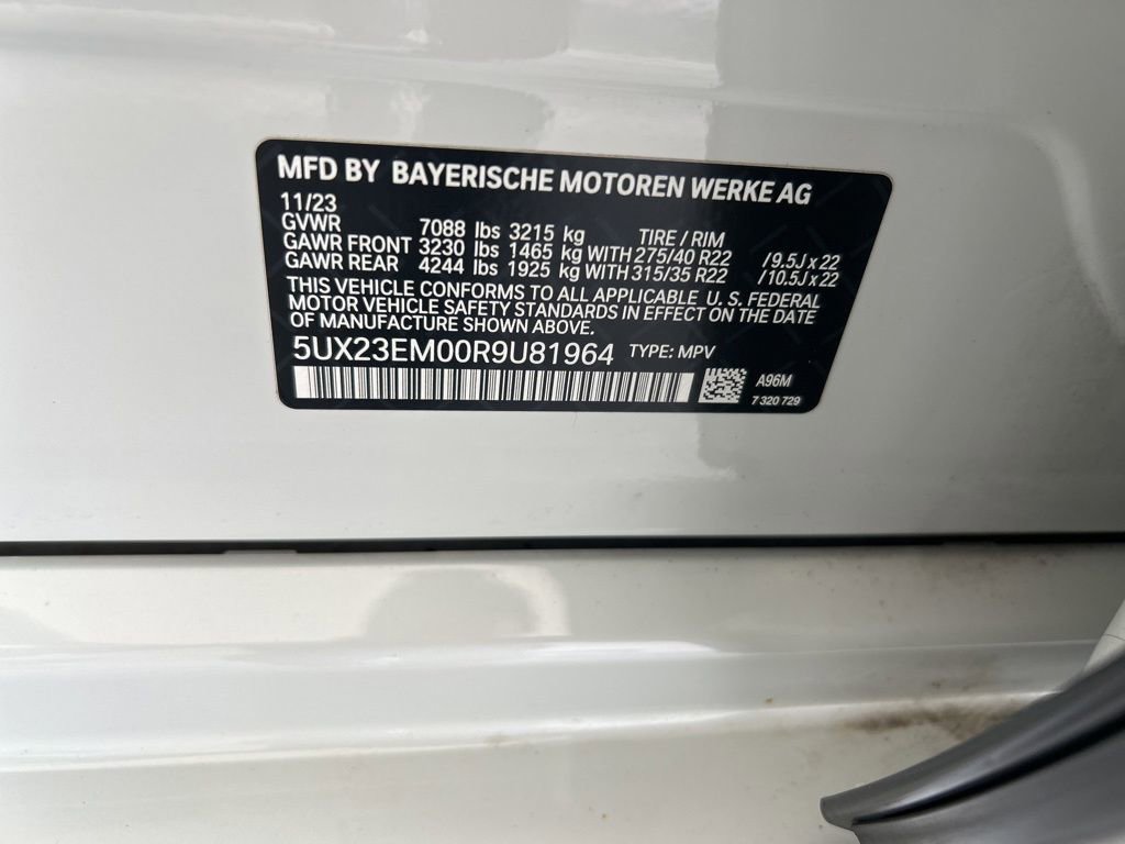 Used 2024 BMW X7 xDrive40i w/ M Sport Package image 65