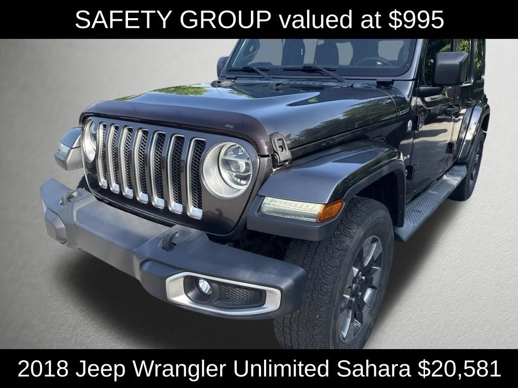 Used 2018 Jeep Wrangler Unlimited Sahara AWD/4WD image 7