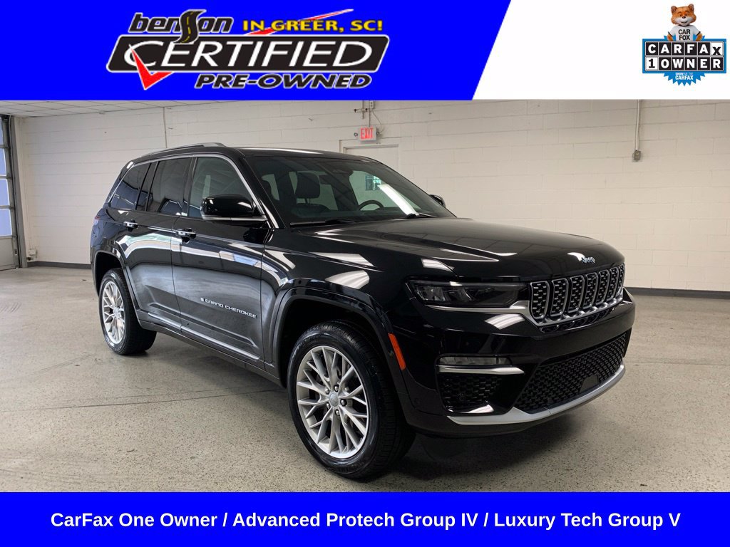 Certified 2023 Jeep Grand Cherokee Summit w/ Advanced Protech Group IV