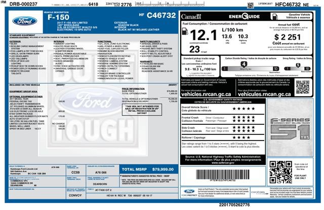 Used 2017 Ford F150 Limited AWD/4WD image 18