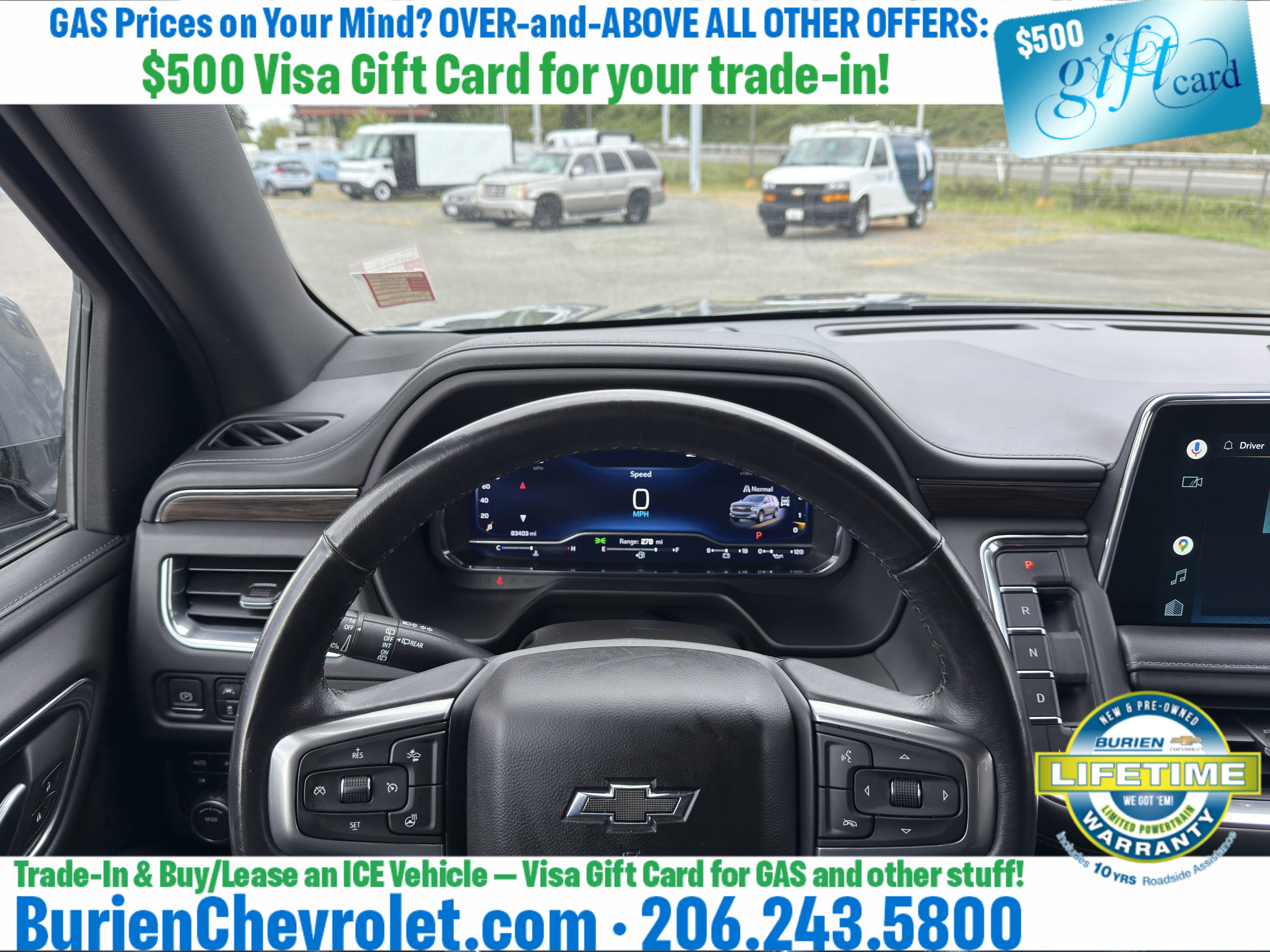 Used 2022 Chevrolet Suburban Z71 w/ Luxury Package AWD/4WD image 13