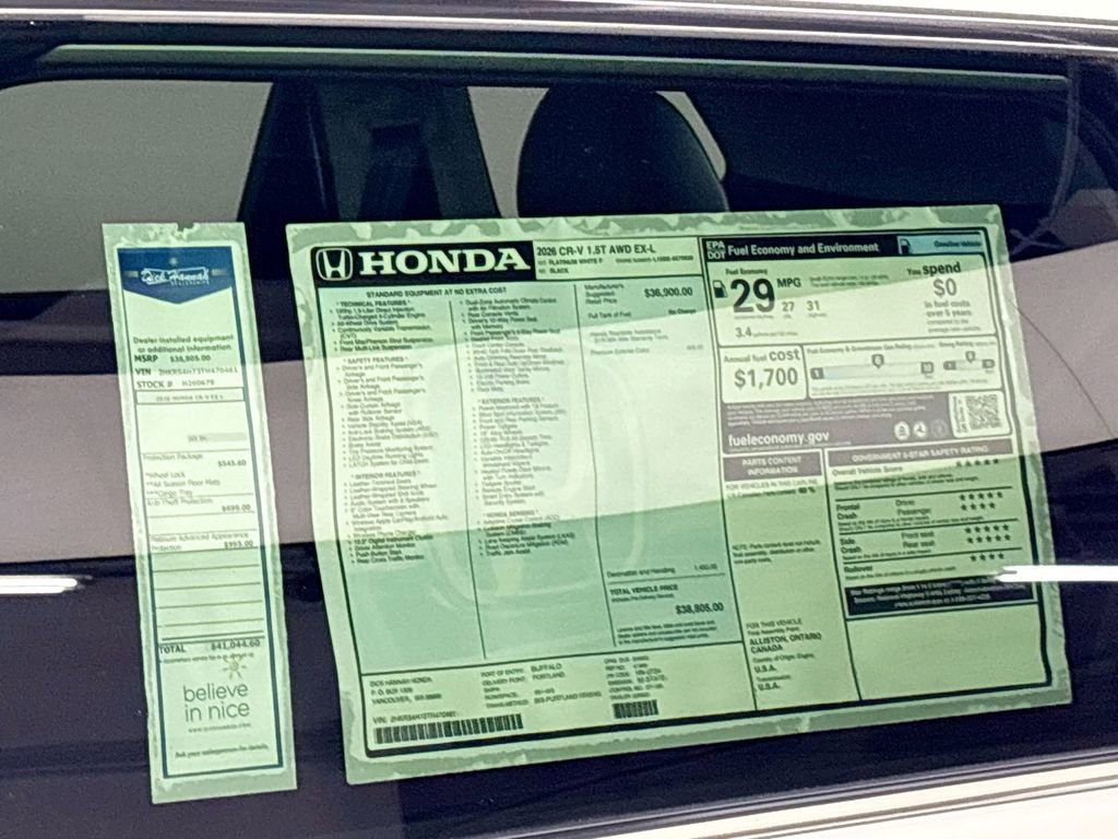 New 2026 Honda CR-V EX-L image 24