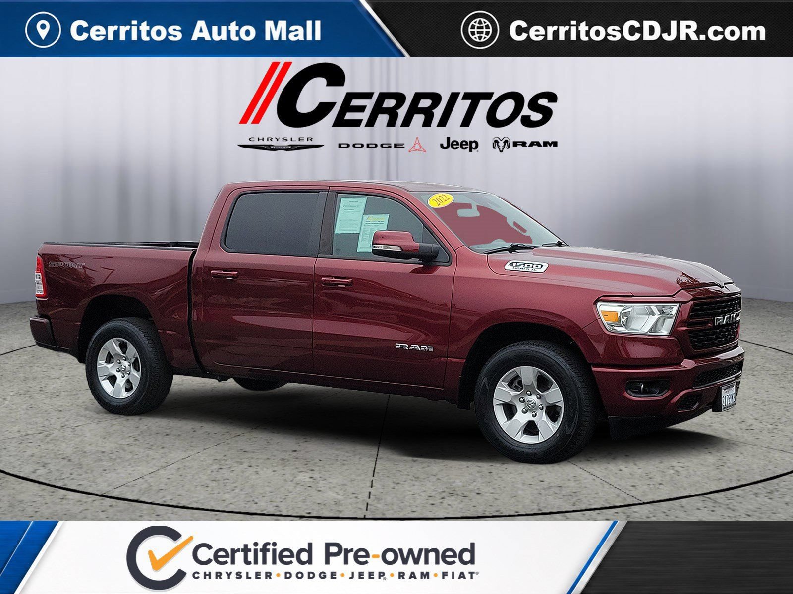 Certified 2022 RAM 1500 Big Horn RWD image 1