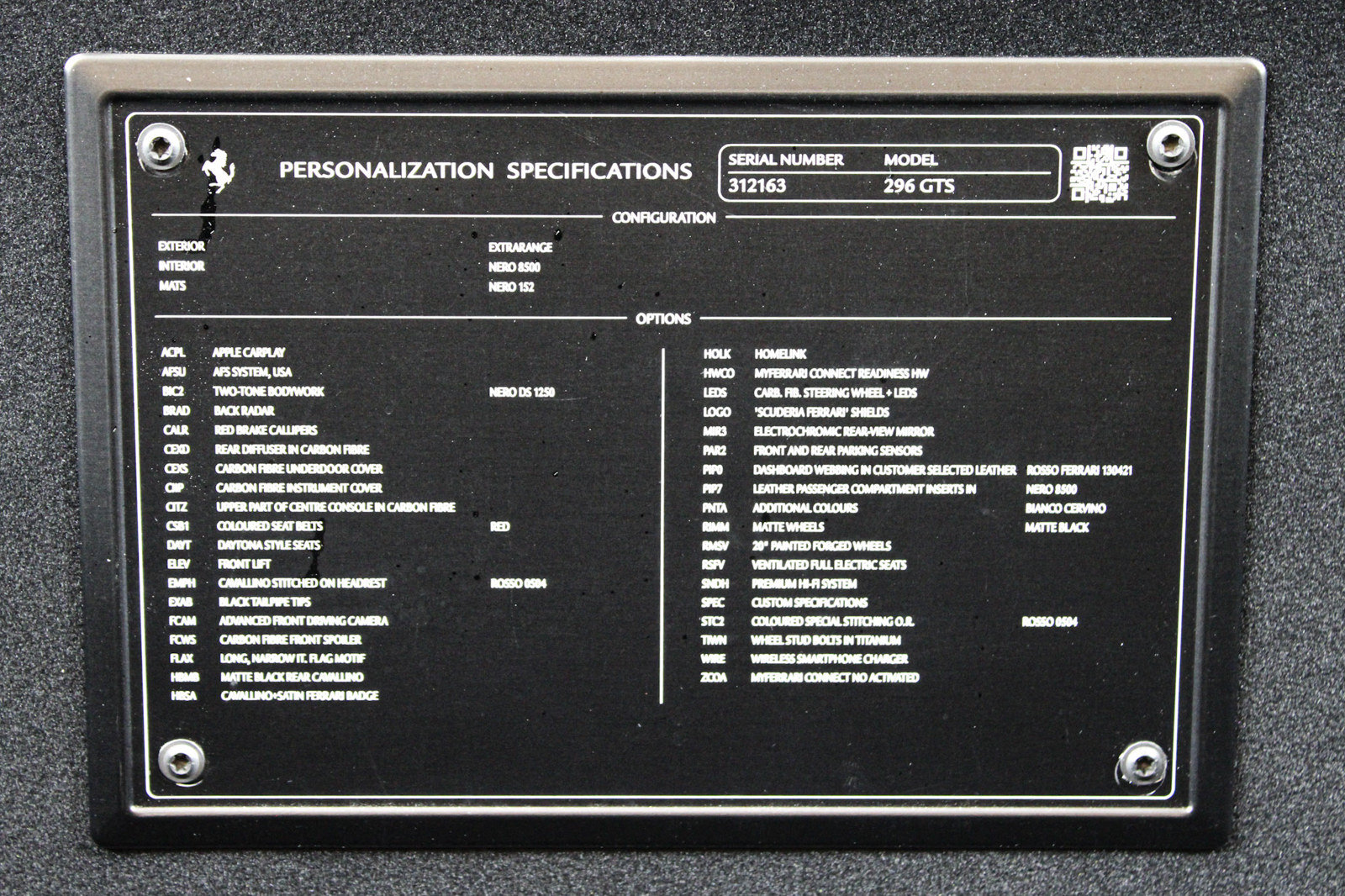 Certified 2024 Ferrari 296 GTS RWD image 58