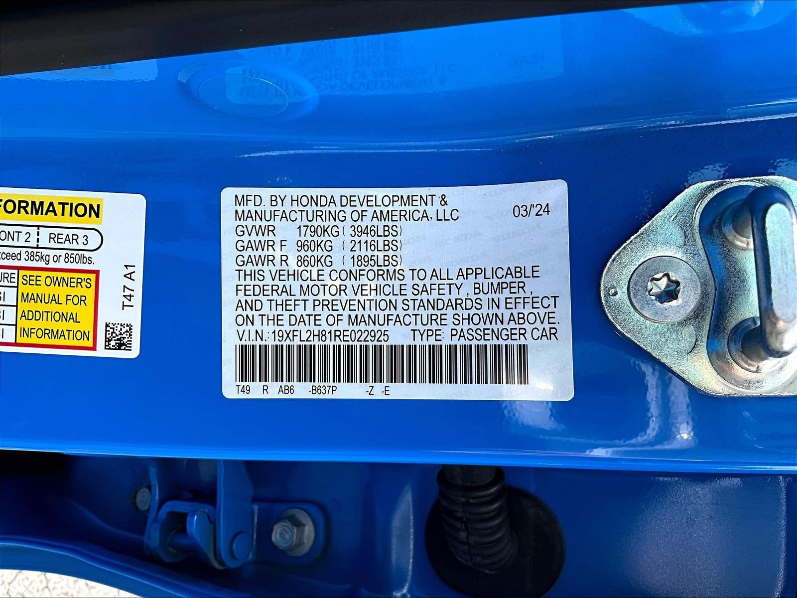 Used 2024 Honda Civic Sport image 18