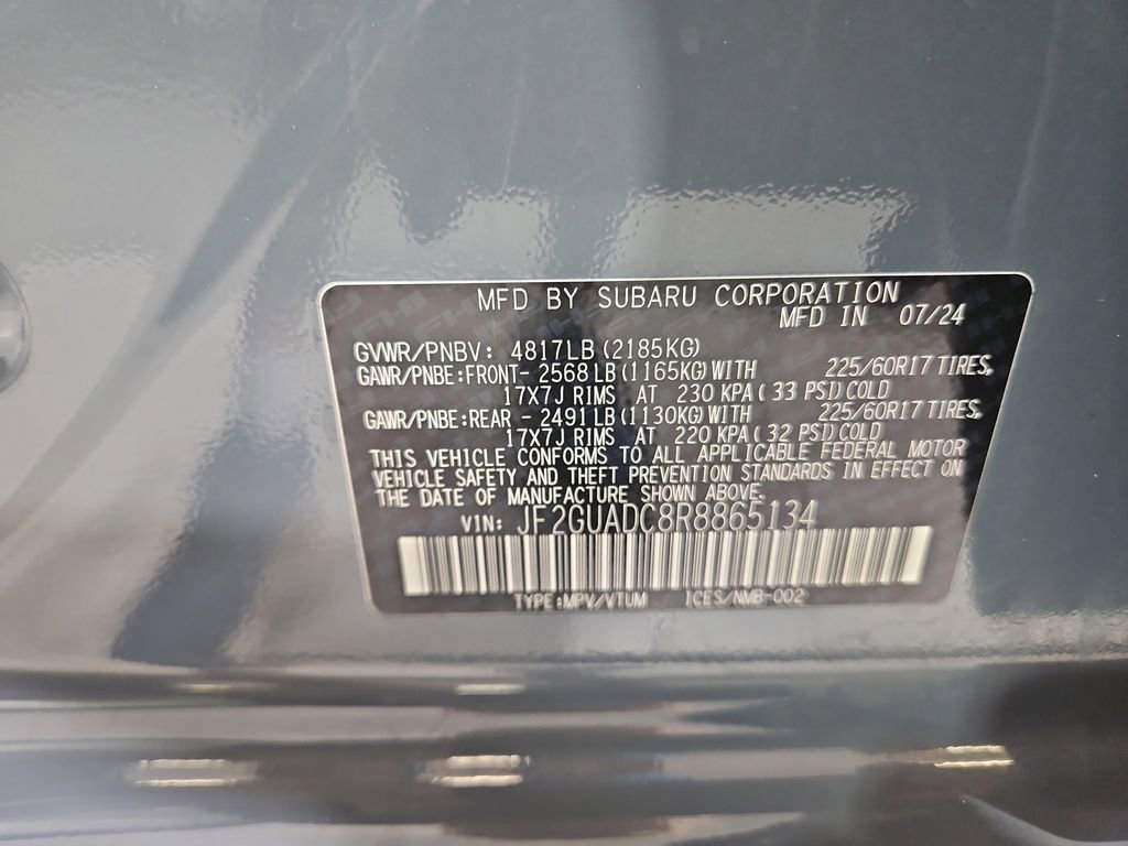 Certified 2024 Subaru Crosstrek 2.0i Premium image 31