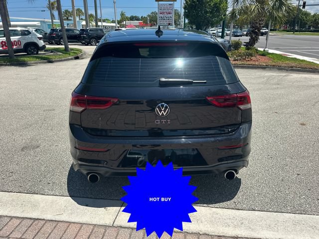 Certified 2023 Volkswagen GTI SE w/ Black Wheel Package FWD image 8