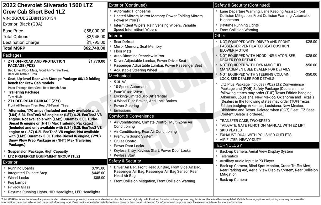 Used 2022 Chevrolet Silverado 1500 LTZ image 5