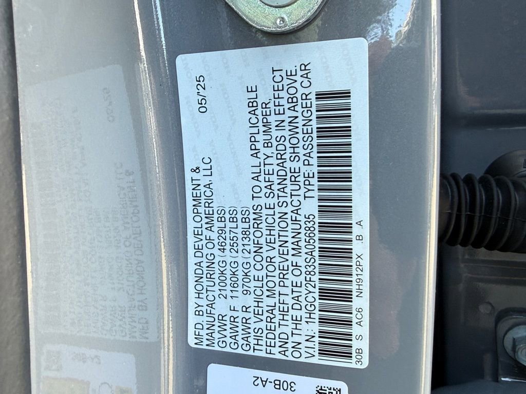 Certified 2025 Honda Accord Touring image 28