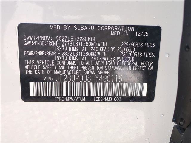 New 2026 Subaru Outback Limited AWD/4WD image 18