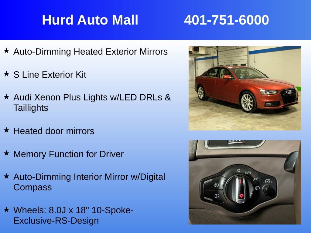 Used 2014 Audi A4 2.0T Premium Plus w/ Premium Plus Package image 36