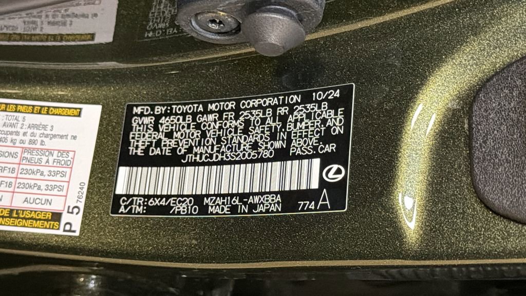 Certified 2025 Lexus UX 300h AWD w/ Accessory Package (Z1) image 36
