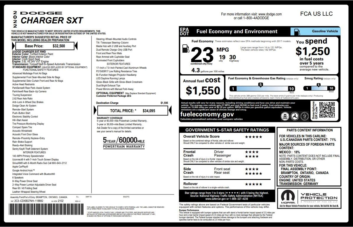 Used 2022 Dodge Charger SXT image 41