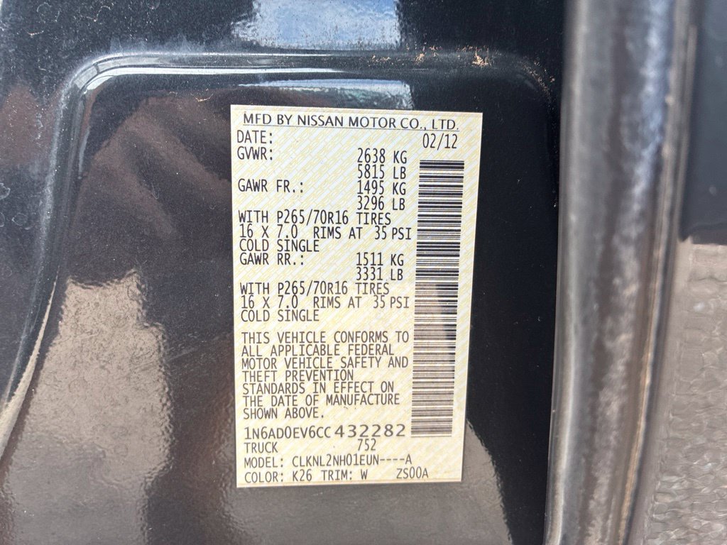 Used 2012 Nissan Frontier SV AWD/4WD image 23