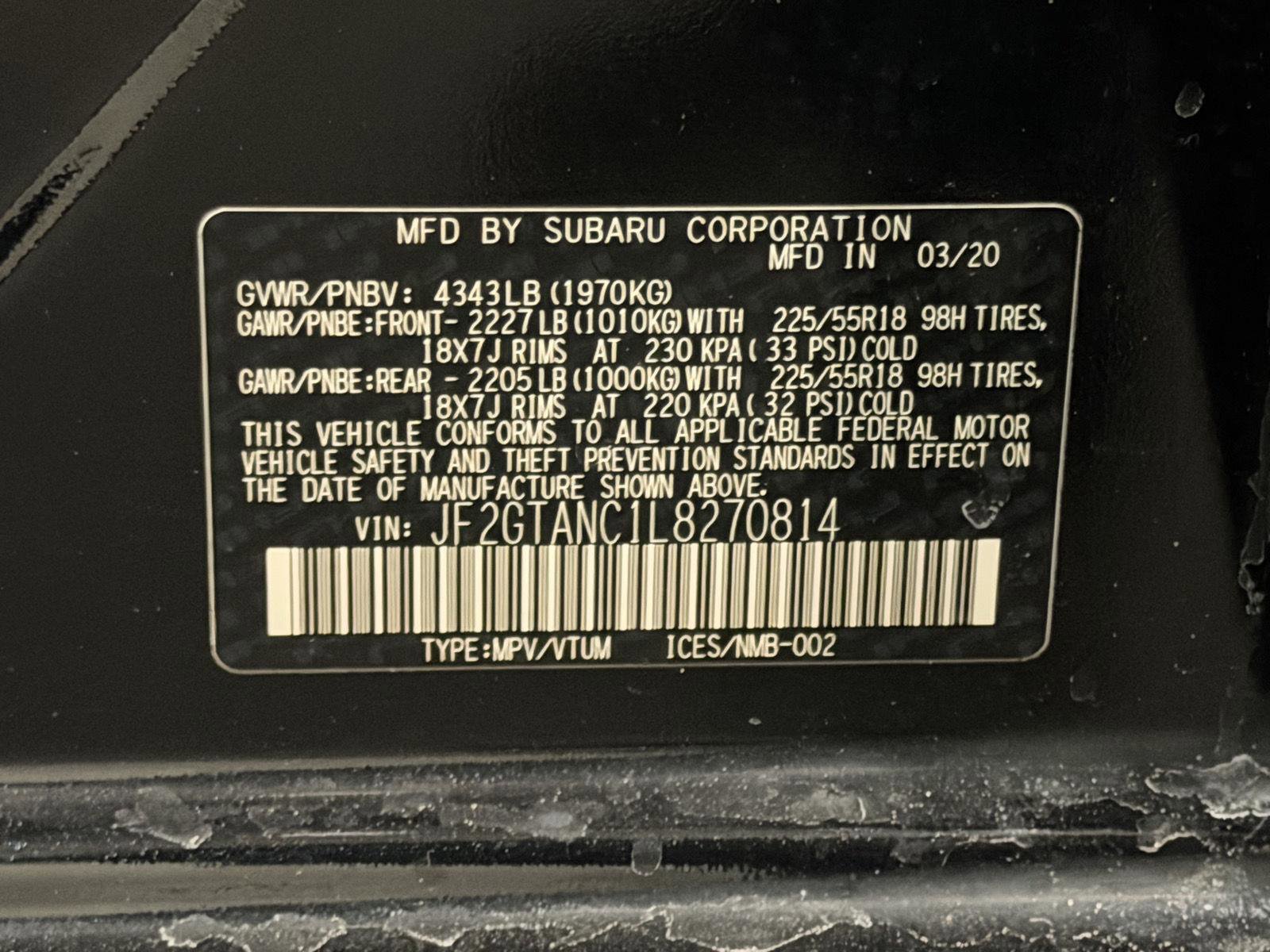 Used 2020 Subaru Crosstrek 2.0i Limited w/ Moonroof Package w/Navigation image 26