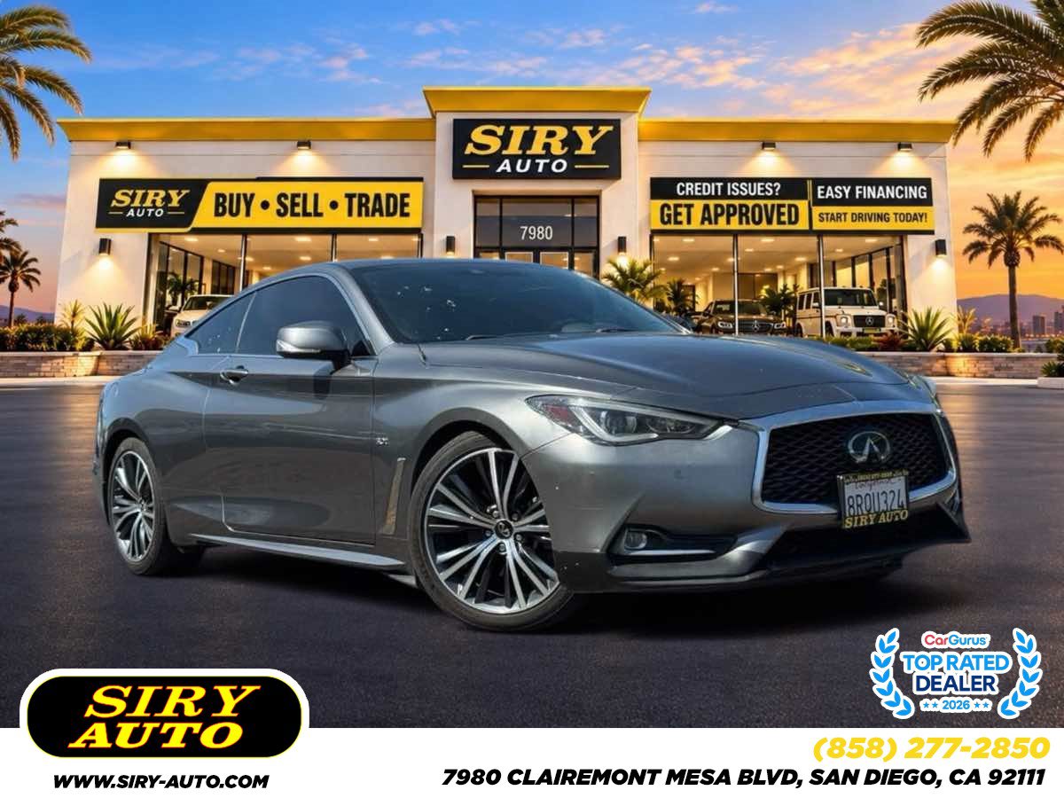 Used 2020 INFINITI Q60 3.0t Luxe RWD image 1