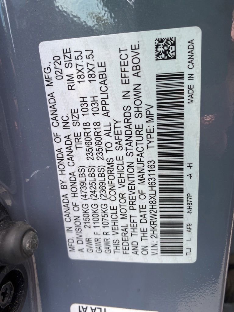 Certified 2020 Honda CR-V EX-L image 19