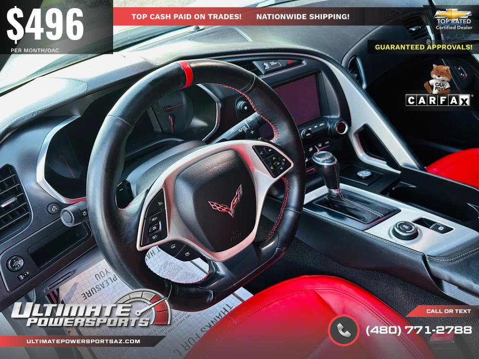 Used 2015 Chevrolet Corvette Stingray Coupe w/ ZF1 Appearance Package RWD image 12