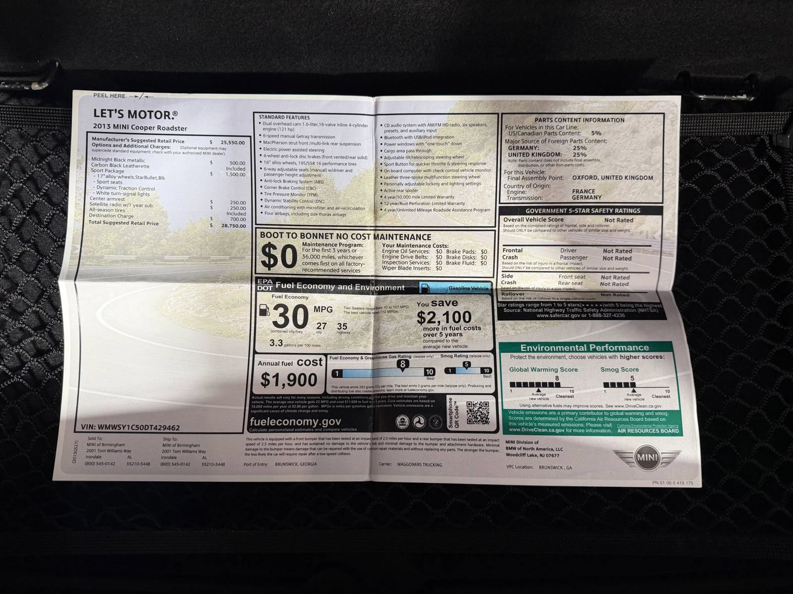 Used 2013 MINI Cooper Roadster FWD image 36