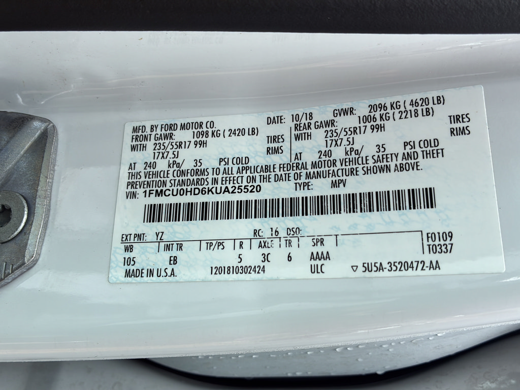 Used 2019 Ford Escape SEL FWD image 37