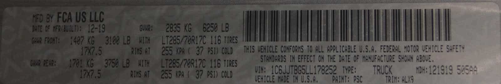 Used 2020 Jeep Gladiator Rubicon AWD/4WD image 10