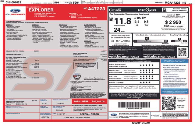 Used 2021 Ford Explorer ST w/ ST Street Pack image 28