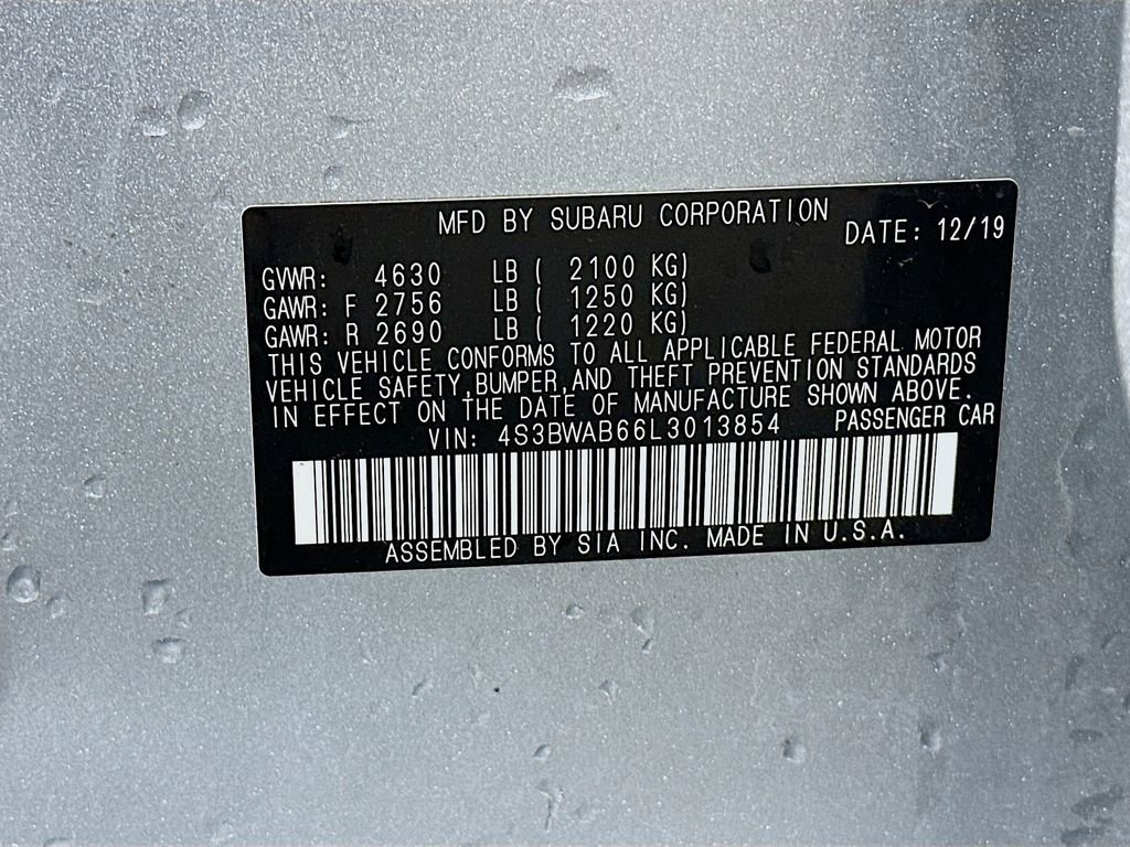 Used 2020 Subaru Legacy w/ Alloy Wheel Package AWD/4WD image 27