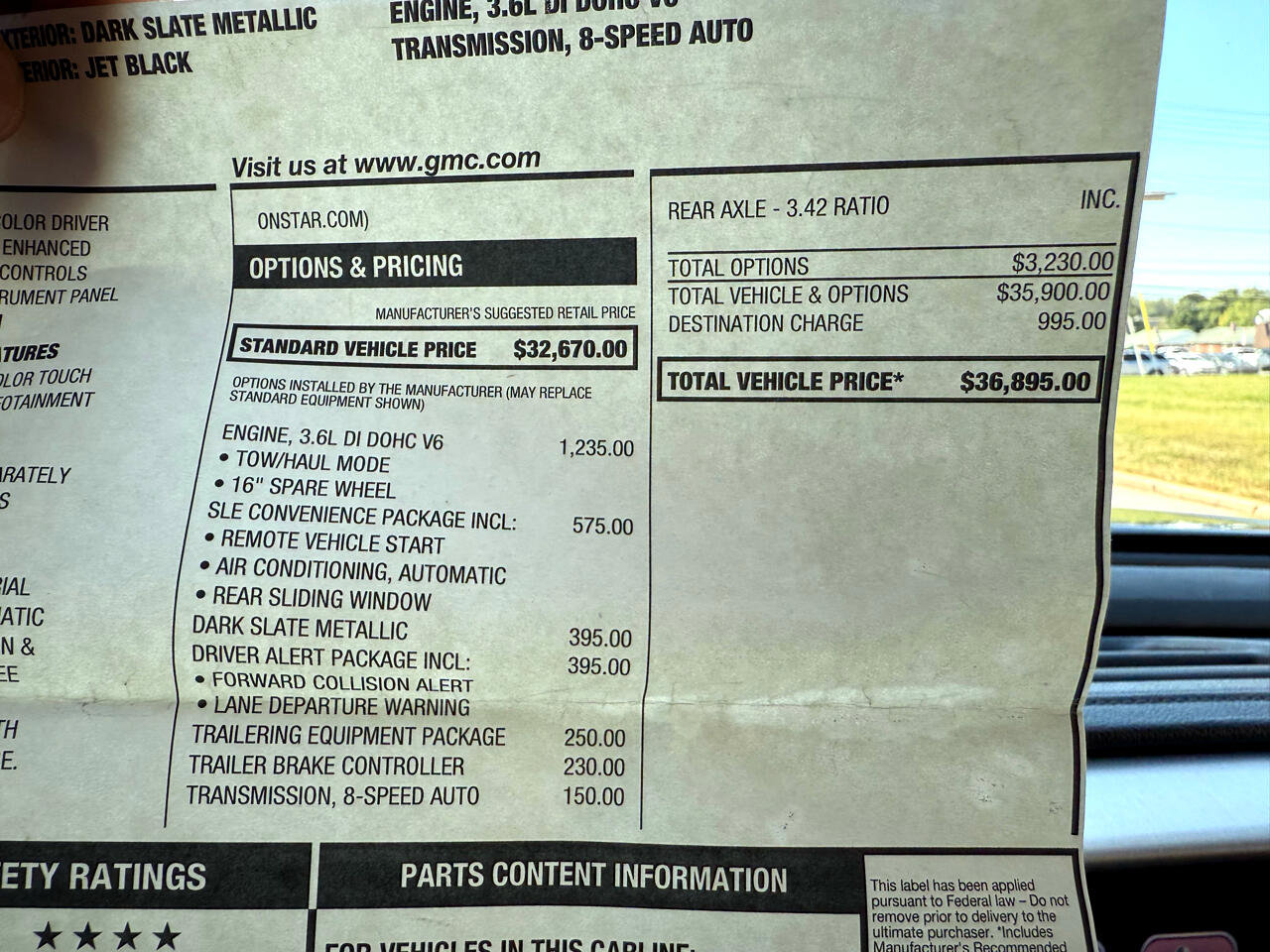 Used 2018 GMC Canyon SLE w/ SLE Convenience Package image 34