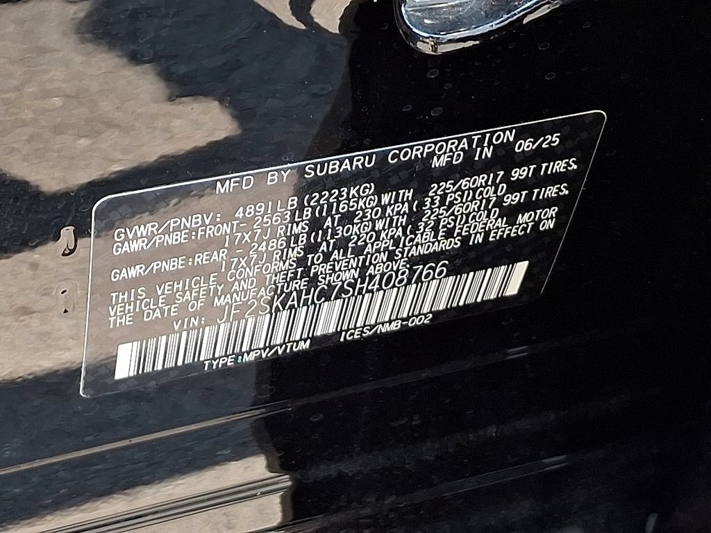 Certified 2025 Subaru Forester Wilderness AWD/4WD image 29