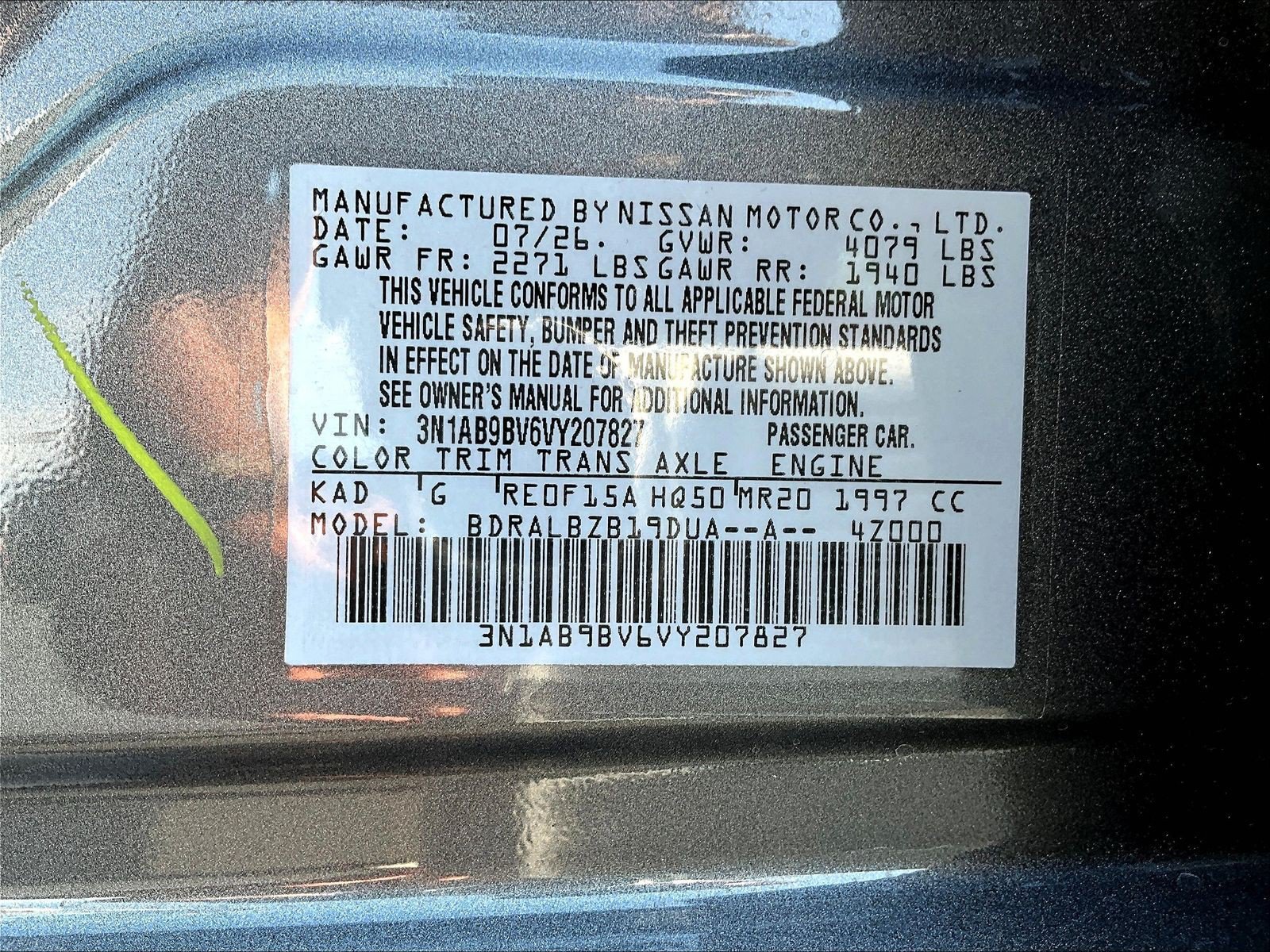 New 2027 Nissan Sentra S w/ S Cold Weather Package FWD image 10