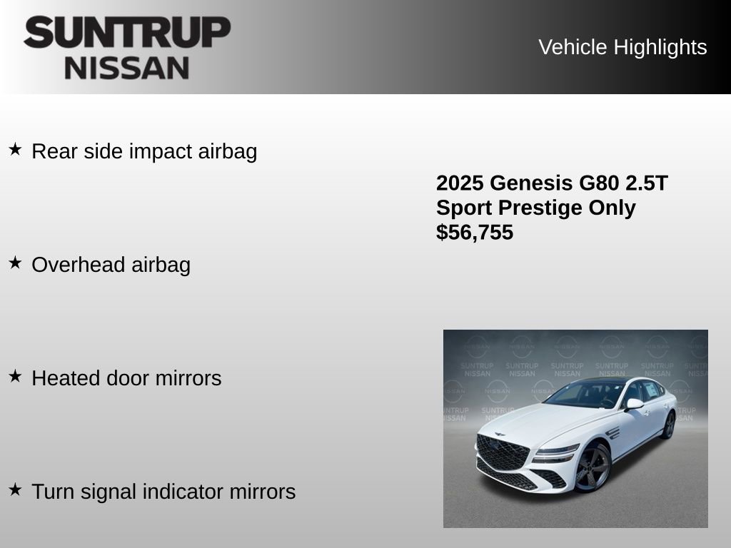 Used 2025 Genesis G80 2.5T Sport Prestige AWD/4WD image 16