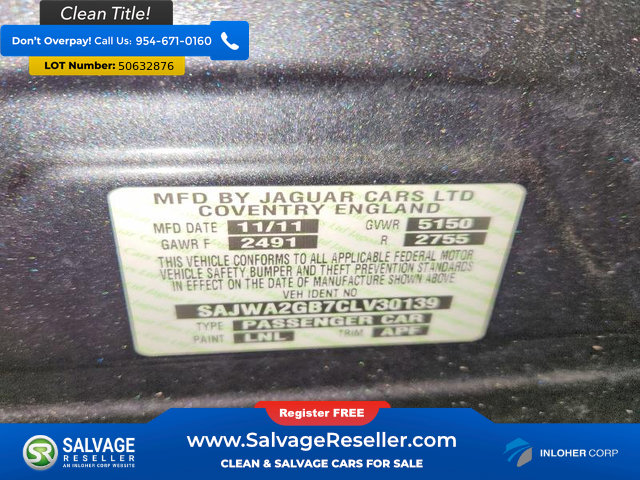 Used 2012 Jaguar XJ L RWD image 16