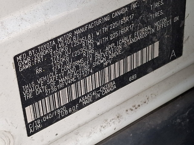 Certified 2021 Toyota RAV4 LE AWD/4WD image 17