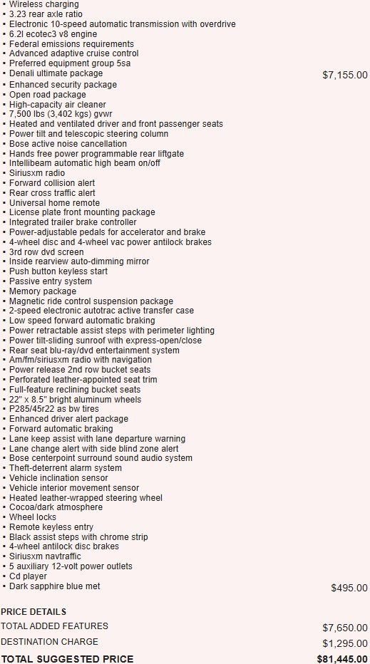 Used 2019 GMC Yukon XL Denali w/ Denali Ultimate Package image 2