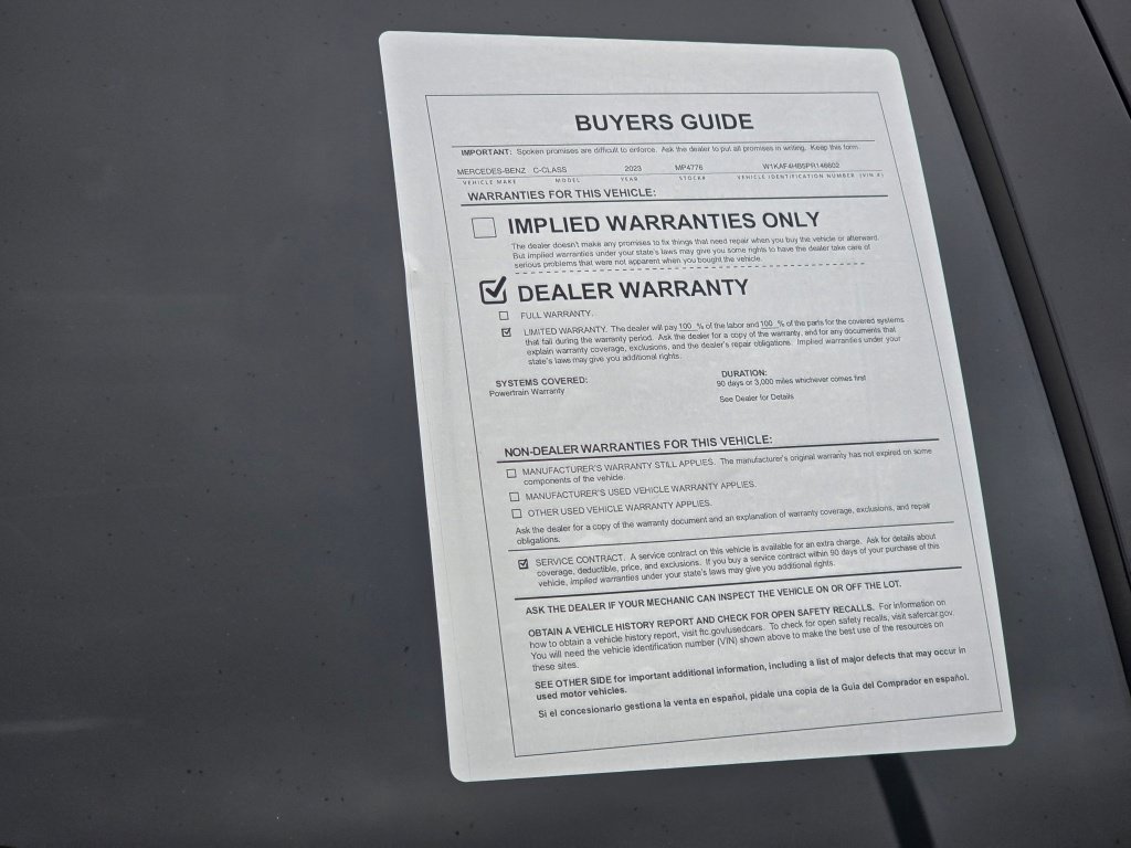 Used 2023 Mercedes-Benz C 300 4MATIC Sedan image 47