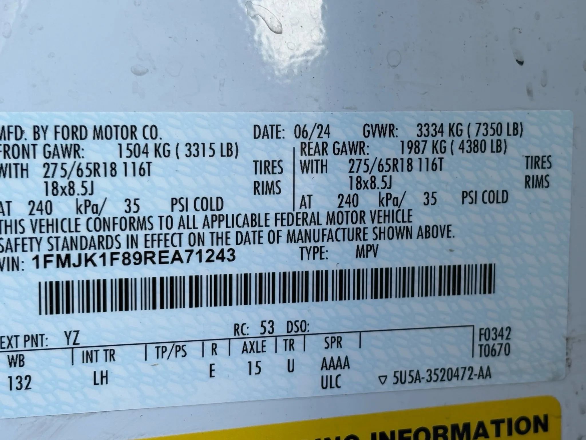 Used 2024 Ford Expedition Max XL image 34