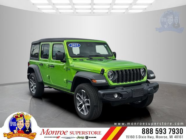 Certified 2025 Jeep Wrangler Unlimited Sport S 4xe w/ Convenience Group