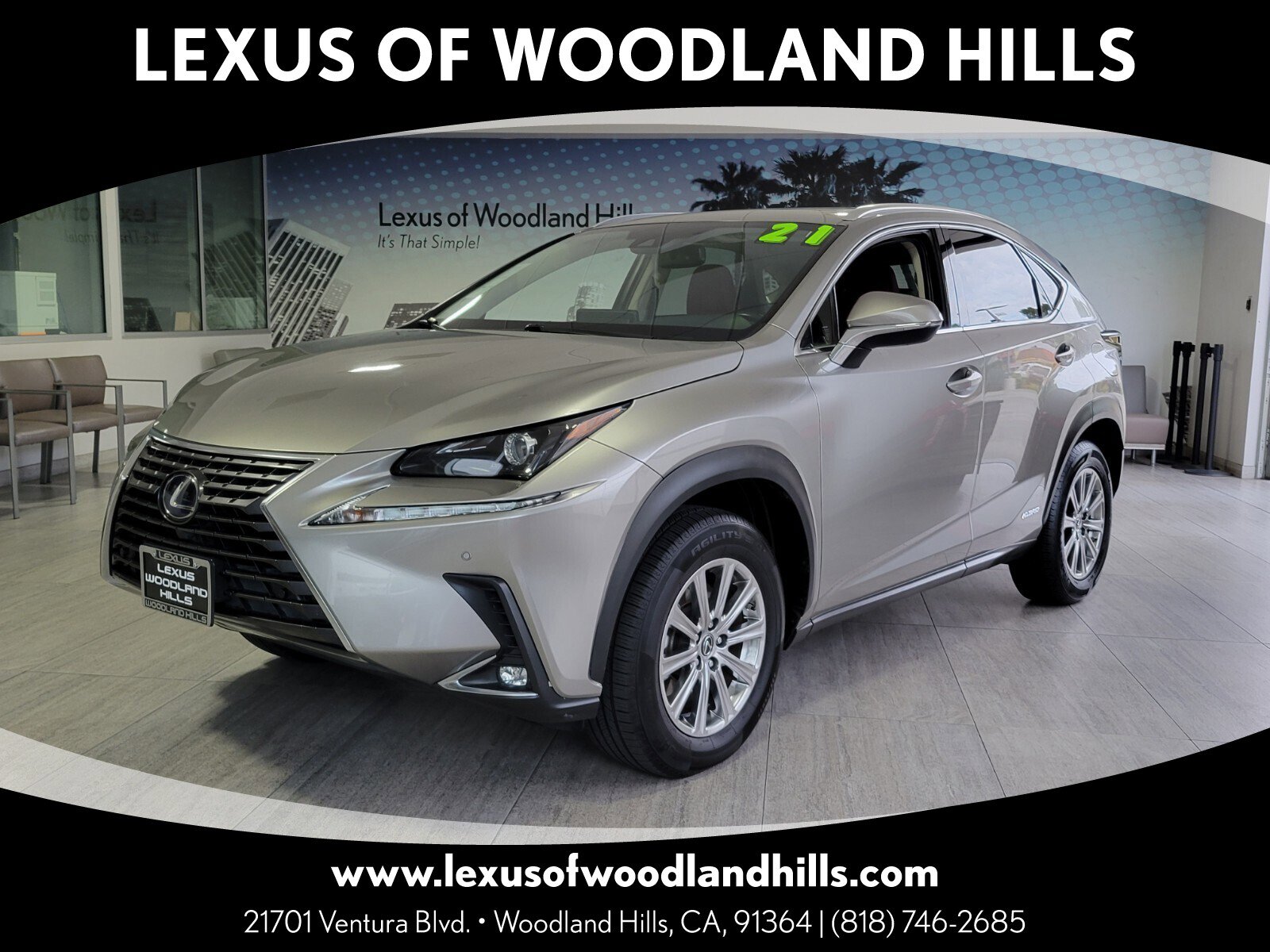Used 2021 Lexus NX 300h AWD w/ Accessory Package 2